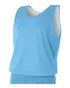 A4 Youth Reversible Mesh Tank (N2206), Color 'Light Blue/White'